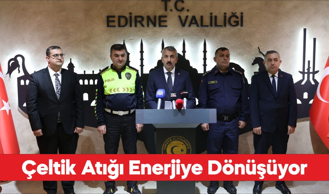 Edirne'de çeltik saplarından yakıt üretilmesi amacıyla tesis kurulacak