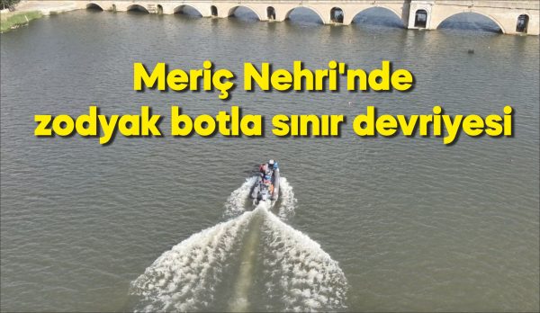 Edirne Emniyet Müdürlüğü ve İl Jandarma Komutanlığı ekipleri, Meriç Nehri’nde