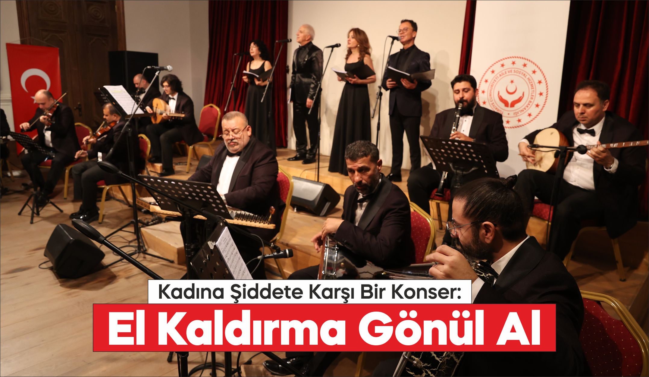Edirne'de "El Kaldırma Gönül Al" konseriyle kadına karşı şiddete dikkat