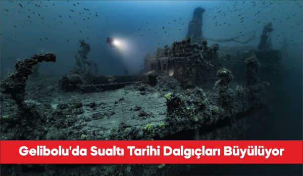 Gelibolu Tarihi Sualtı Parkı'nda 2 yılda 15 bin dalgıç dalış
