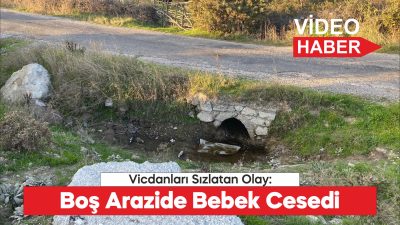 Çanakkale'de boş arazide bebek cesedi bulundu