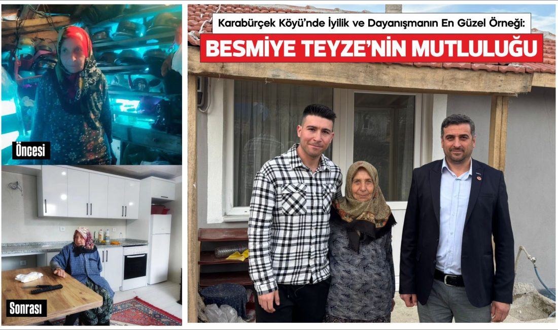 Edirne’nin Uzunköprü ilçesine bağlı Karabürçek köyünde yaşayan Besmiye Özalp, köylülerin