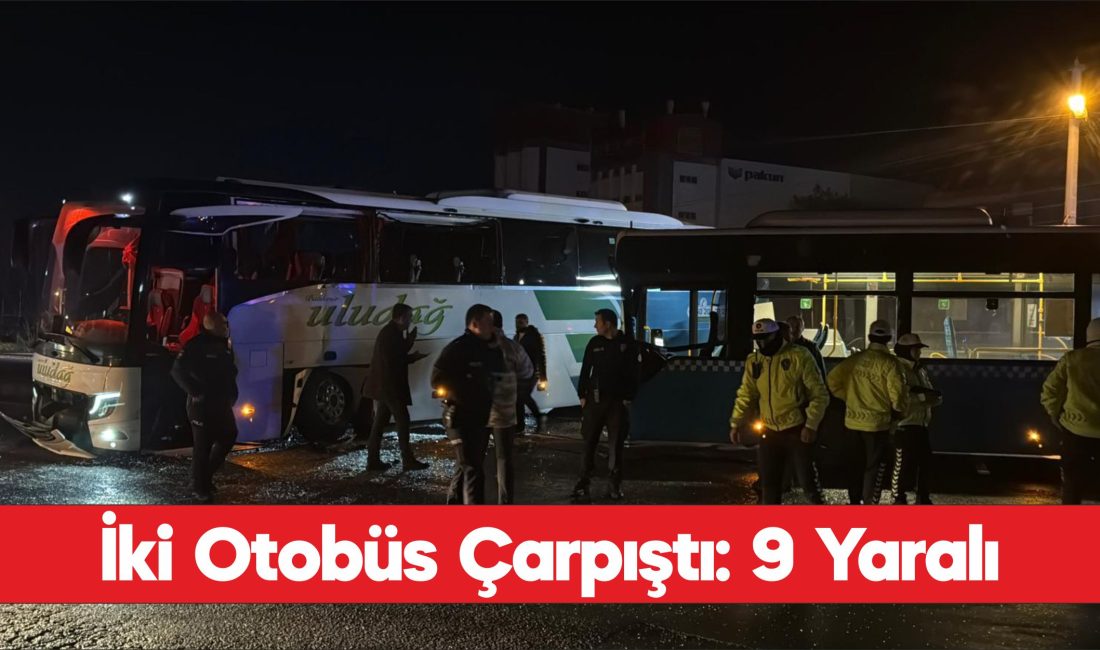 Tekirdağ’ın Çorlu ilçesinde, halk otobüsü ile yolcu otobüsünün karıştığı kazada