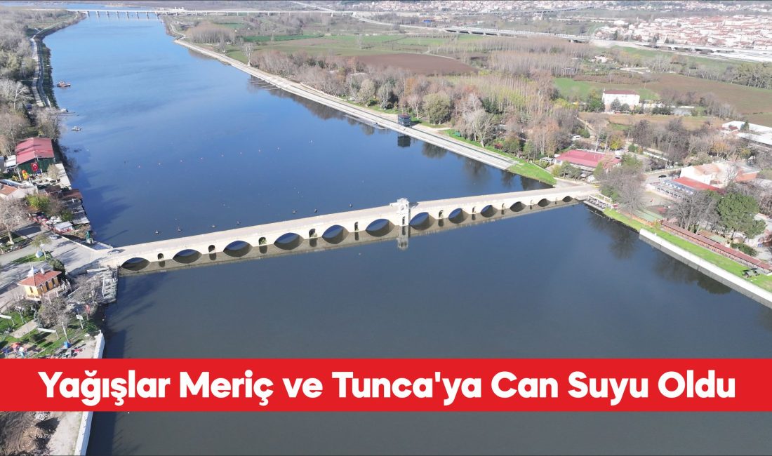 Meriç ve Tunca nehirlerinin debisi, Edirne ile nehirlerin kaynağını aldığı