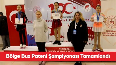 Artistik Buz Pateni 1. Bölge Yarışması müsabakaları Tekirdağ’da sona erdi.