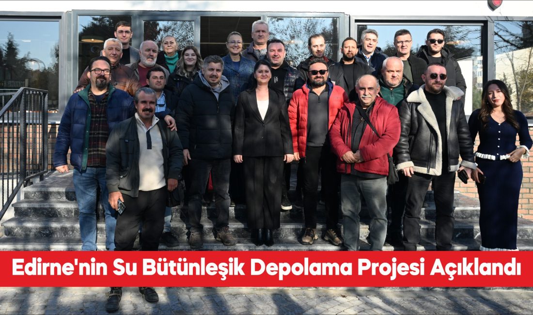 Edirne Belediye Başkanı Filiz Gencan, kentteki su depolarının tamamının birbirine