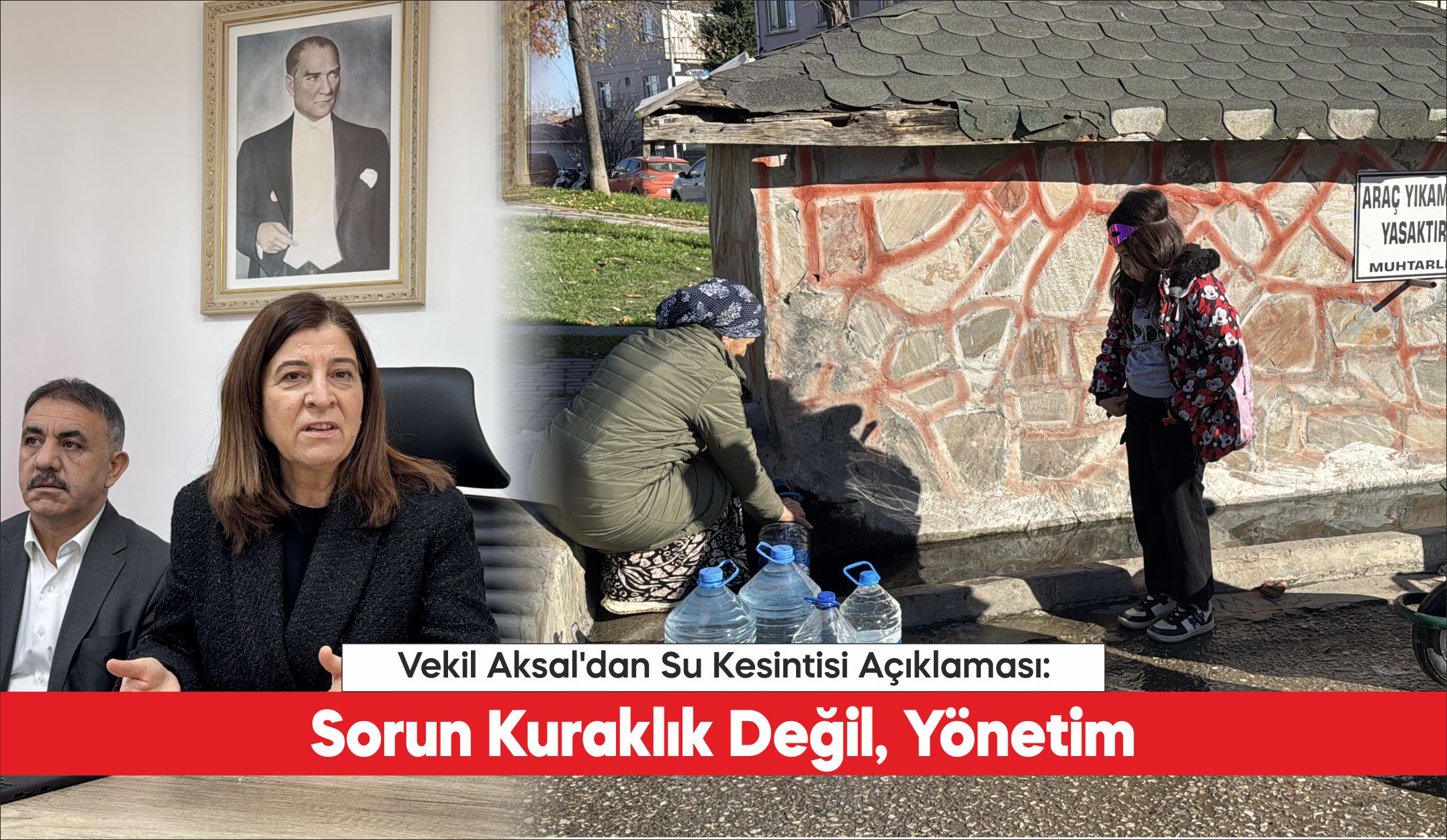 AK Parti Edirne Milletvekili Fatma Aksal, kentte yaşanan su kesintilerinin