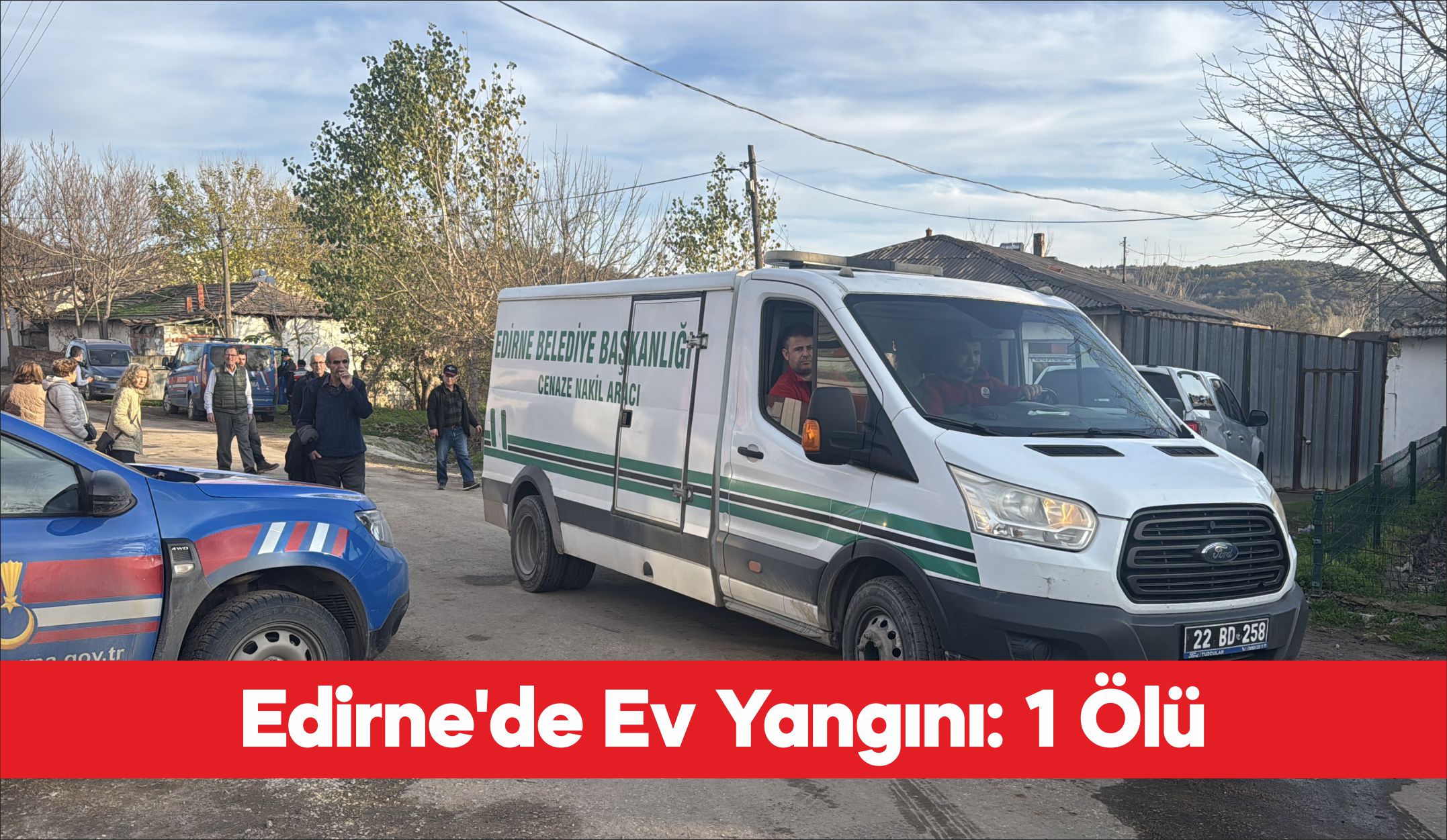 Edirne’de müstakil evde çıkan yangında 1 kişi yaşamını yitirdi. ​​​​​​​Karakasım