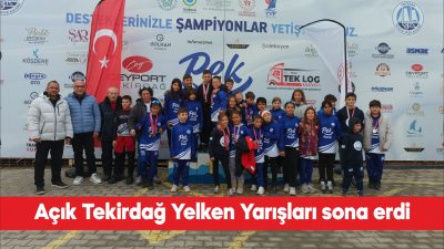 Tekirdağ Yelken Spor Kulübünce düzenlenen Açık Tekirdağ Yelken Yarışları tamamlandı.
