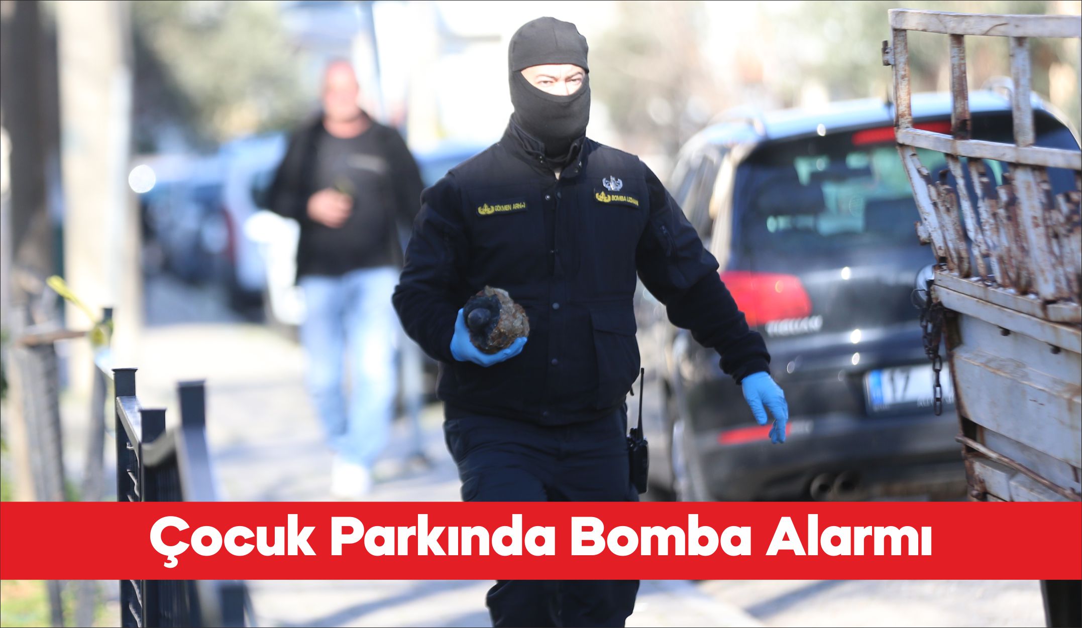 Çanakkale’deki bir çocuk parkında patlamamış mühimmat bulundu. Kent merkezinde Barbaros