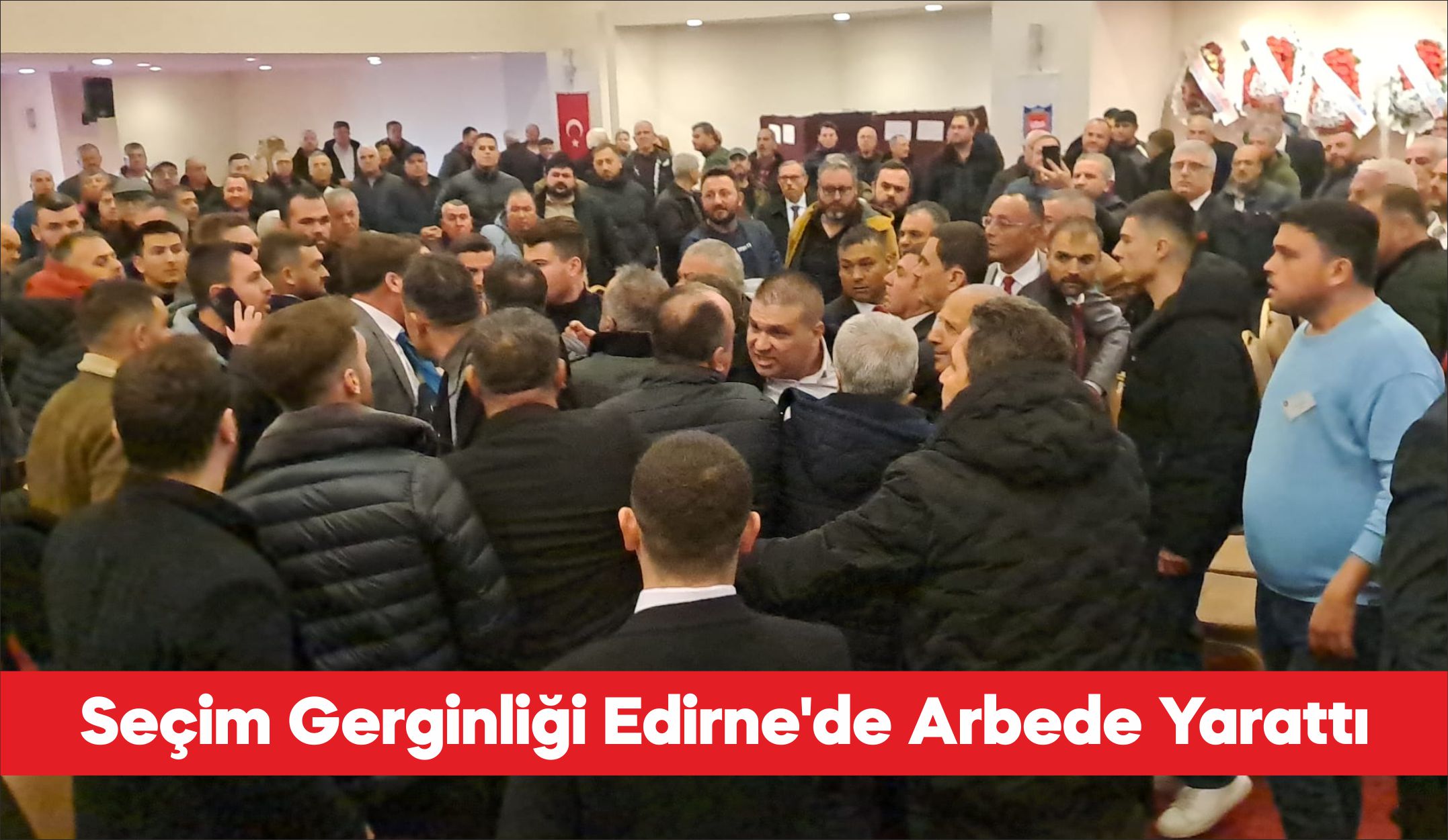 Edirne Şoförler ve Otomobilciler Odasının 32. olağan Genel Kurulunda, seçimde