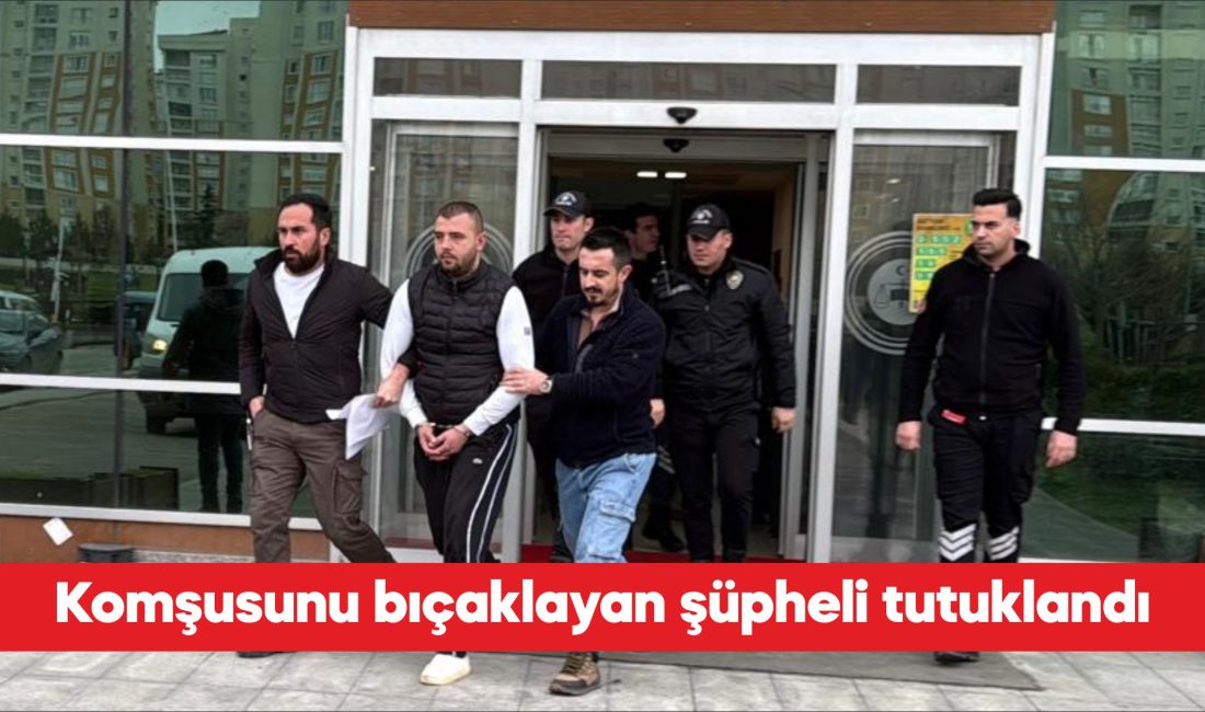 Tekirdağ’ın Çorlu ilçesinde, aynı apartmanda yaşayan komşusunu bıçakla yaralayan şüpheli