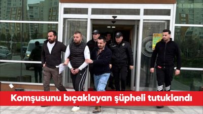 Tekirdağ’ın Çorlu ilçesinde, aynı apartmanda yaşayan komşusunu bıçakla yaralayan şüpheli