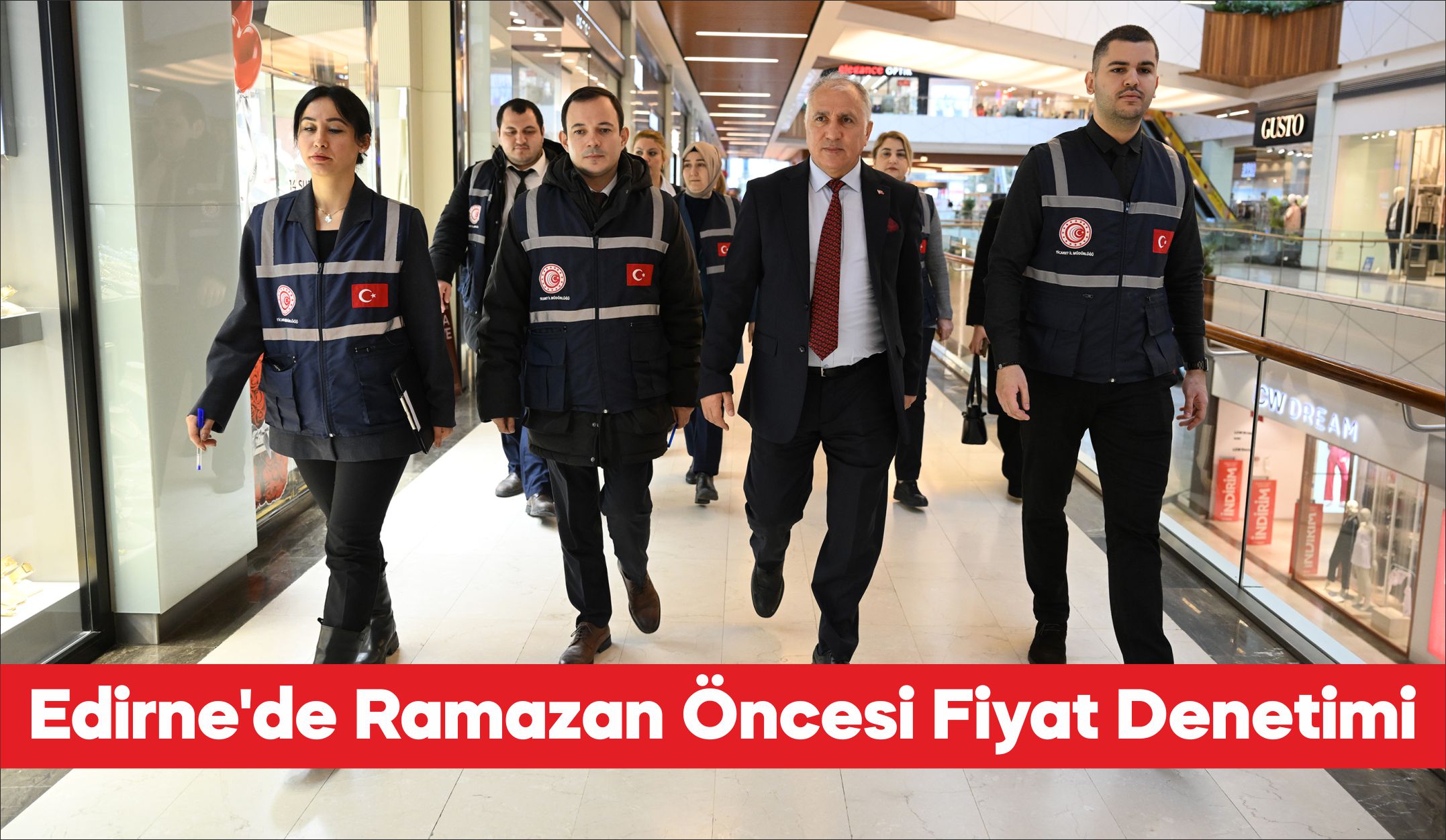 Edirne’de ramazan öncesi zincir market ve restoranlarda fiyat denetimi gerçekleştirildi.
