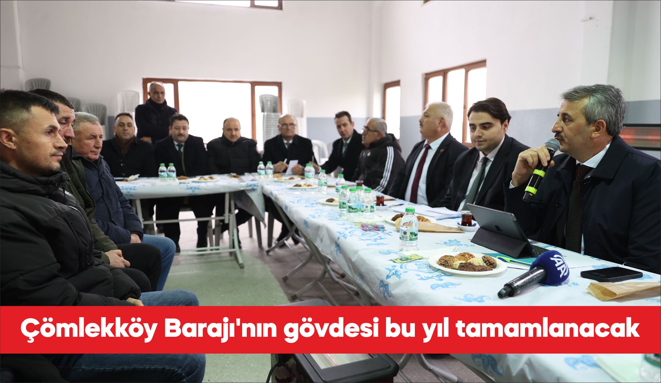 Edirne’de binlerce dekar tarım arazisini suya kavuşturacak Çömlekköy Barajı’nın yapımının