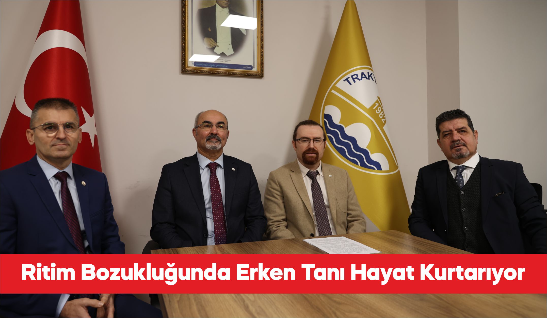 Trakya Üniversitesi (TÜ) Tıp Fakültesi Hastanesinin “aritmi polikliniği” tanıtıldı. TÜ