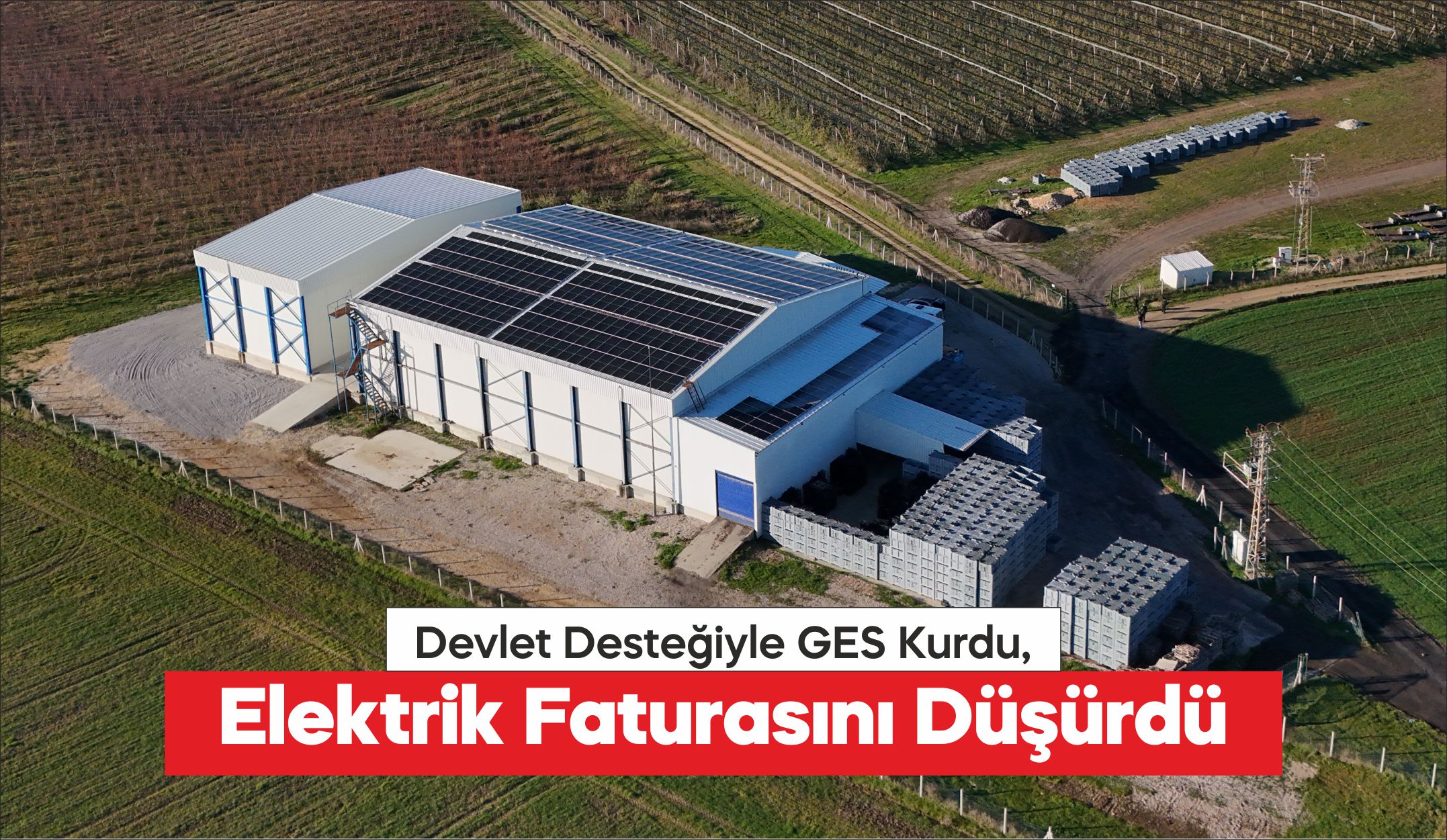 Kırklareli’nde elmaların muhafaza edildiği bir soğuk hava deposu işletmesi, kurduğu