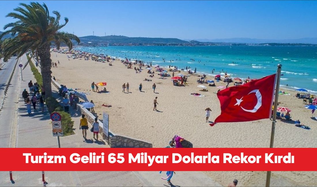 Türkiye'nin turizm geliri, 2025'te bir önceki yıla göre yüzde 6,8
