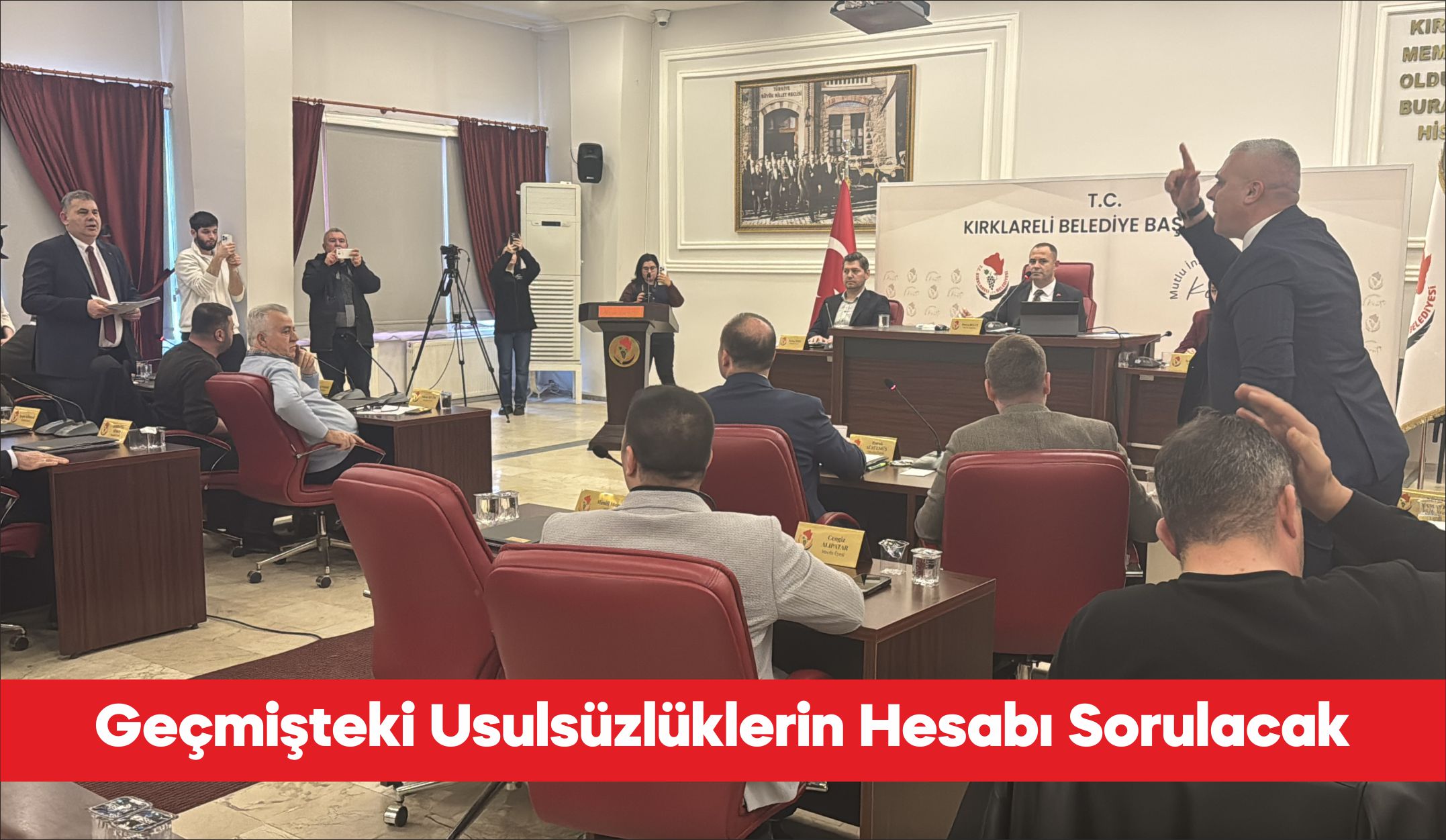 Kırklareli Belediye Başkanı Derya Bulut, geçmişte belediyede usulsüzlük yapanları tespit
