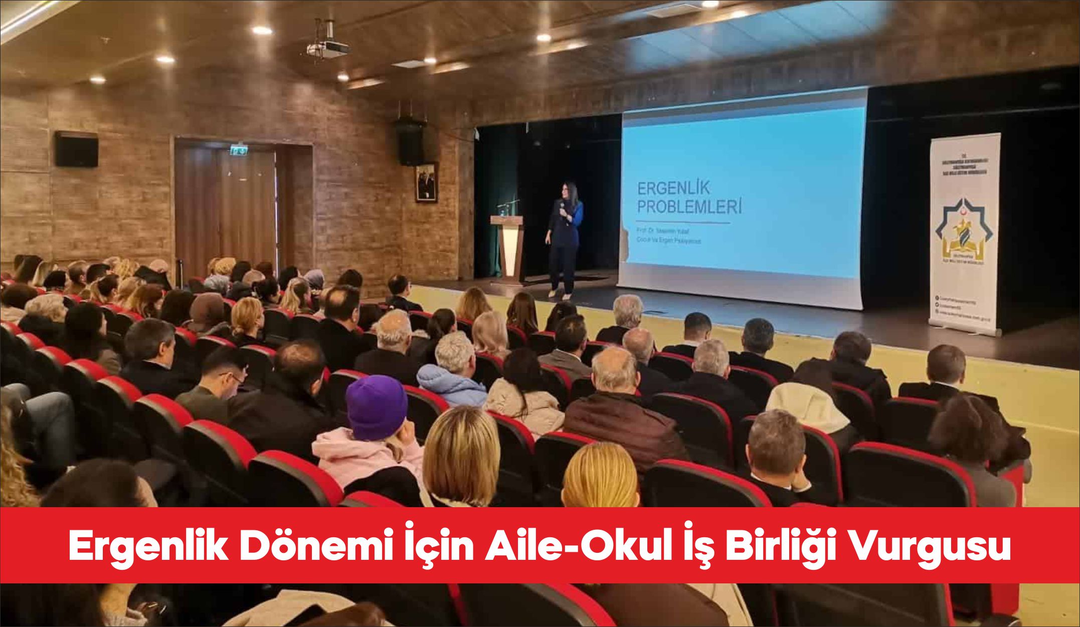 Tekirdağ’da “Ergenlik Problemleri” konulu seminer düzenlendi. Yahya Kemal Beyatlı Kültür