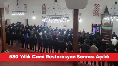 Edirne’nin Uzunköprü ilçesindeki Muradiye Camisi, restorasyonun ardından ibadete açıldı. Sultan