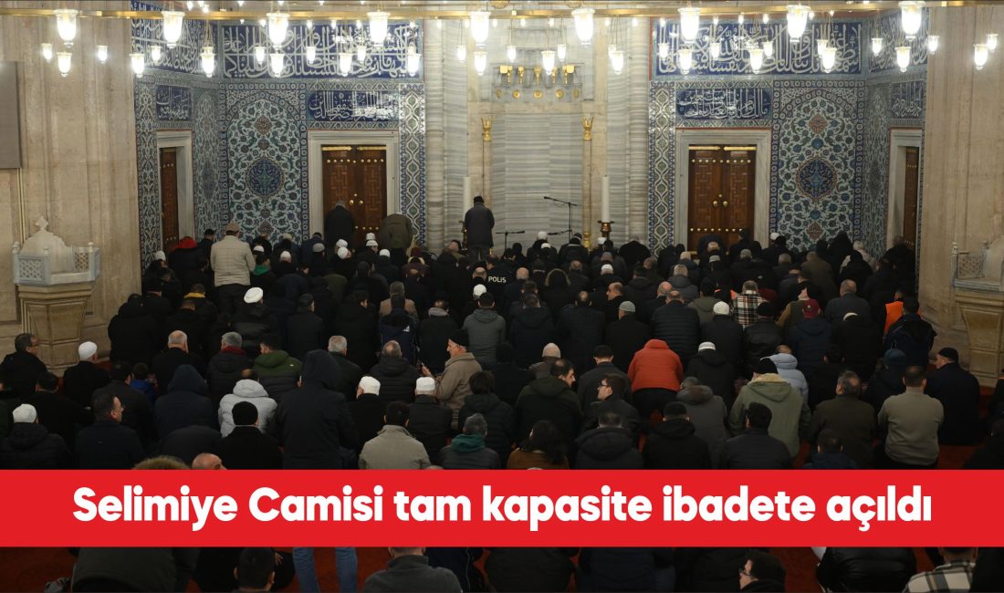 Restorasyonuna kasım 2021’de başlanan ve çalışmalar süresince kısmi ibadete açık