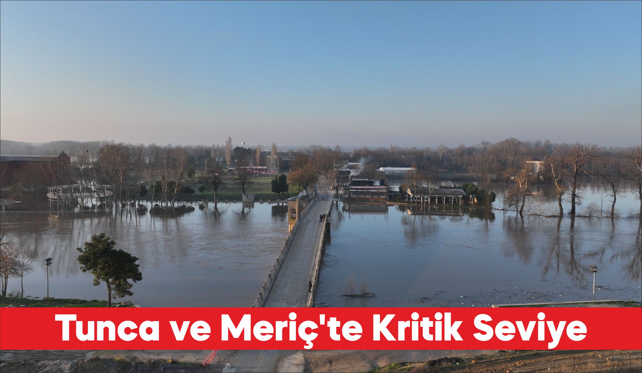 Edirne’de taşkın yapan nehirlerin debileri kritik eşikte seyrediyor. Bölgesel yağışlar