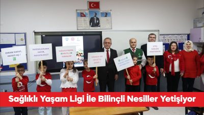 Edirne’de öğrencilere Yeşilay Sağlıklı Yaşam Ligi tanıtıldı. Edirne Milli Eğitim
