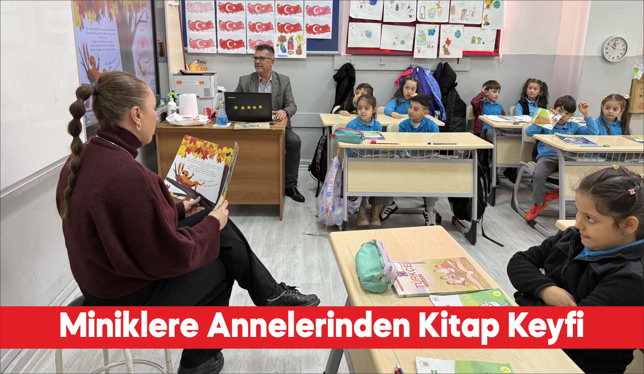 Tekirdağ’da bir ilkokulda başlatılan proje kapsamında her gün bir öğrencinin