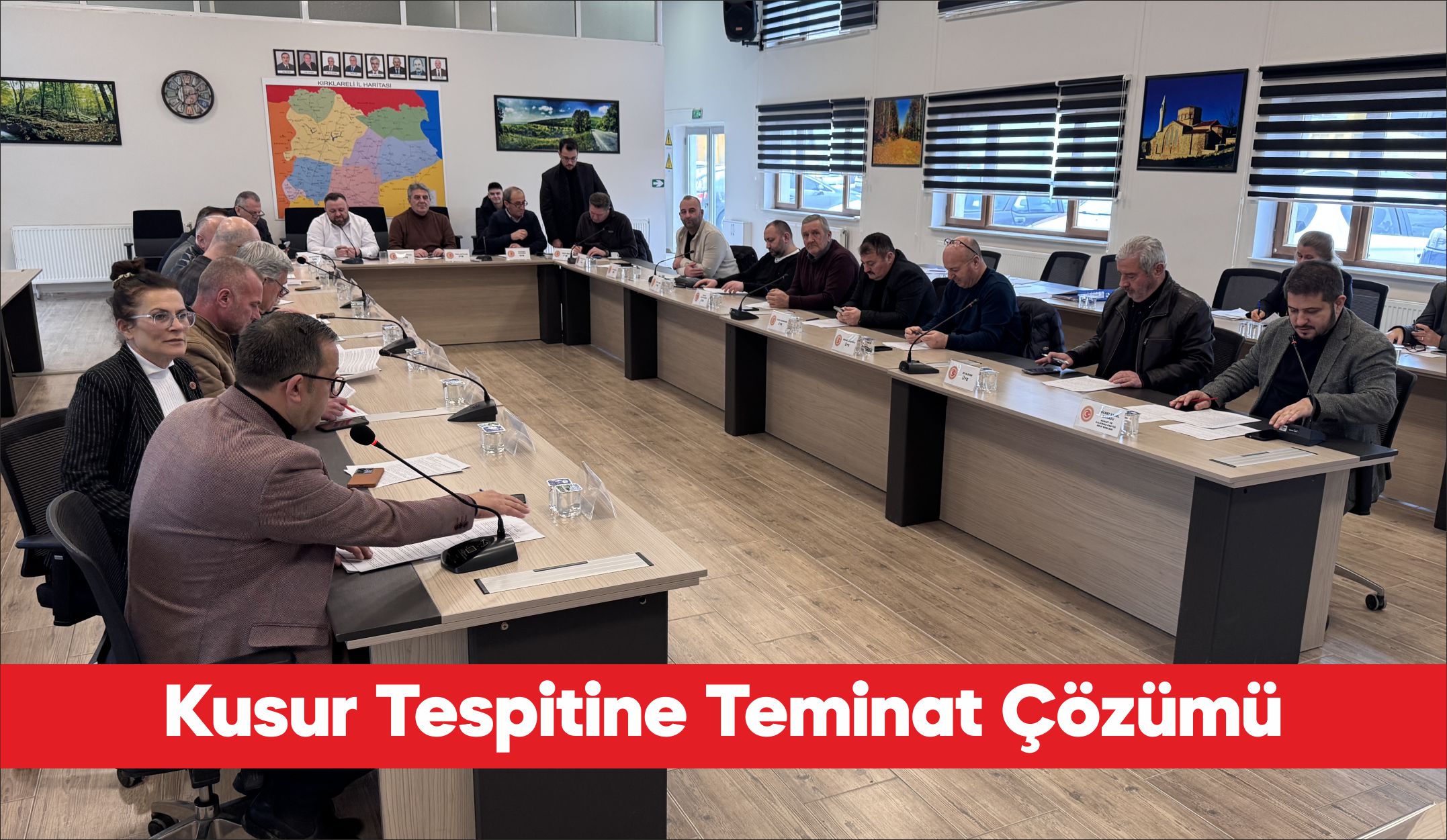 Kırklareli İl Genel Meclisi, bir trafik kazasında mahkemece kusurulu bulunan