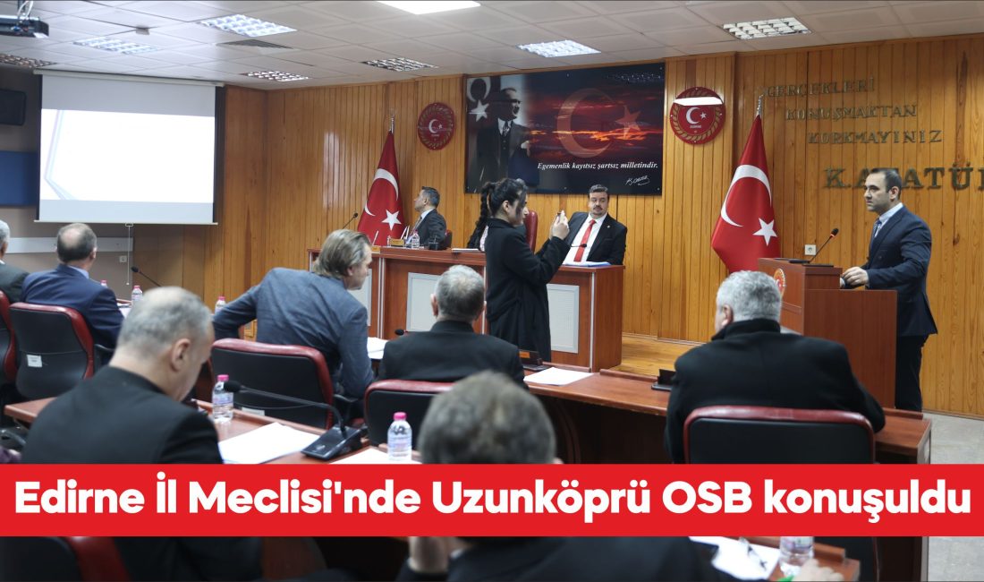 Edirne İl Genel Meclisinin şubat ayı toplantıları devam ediyor. Çiğdem