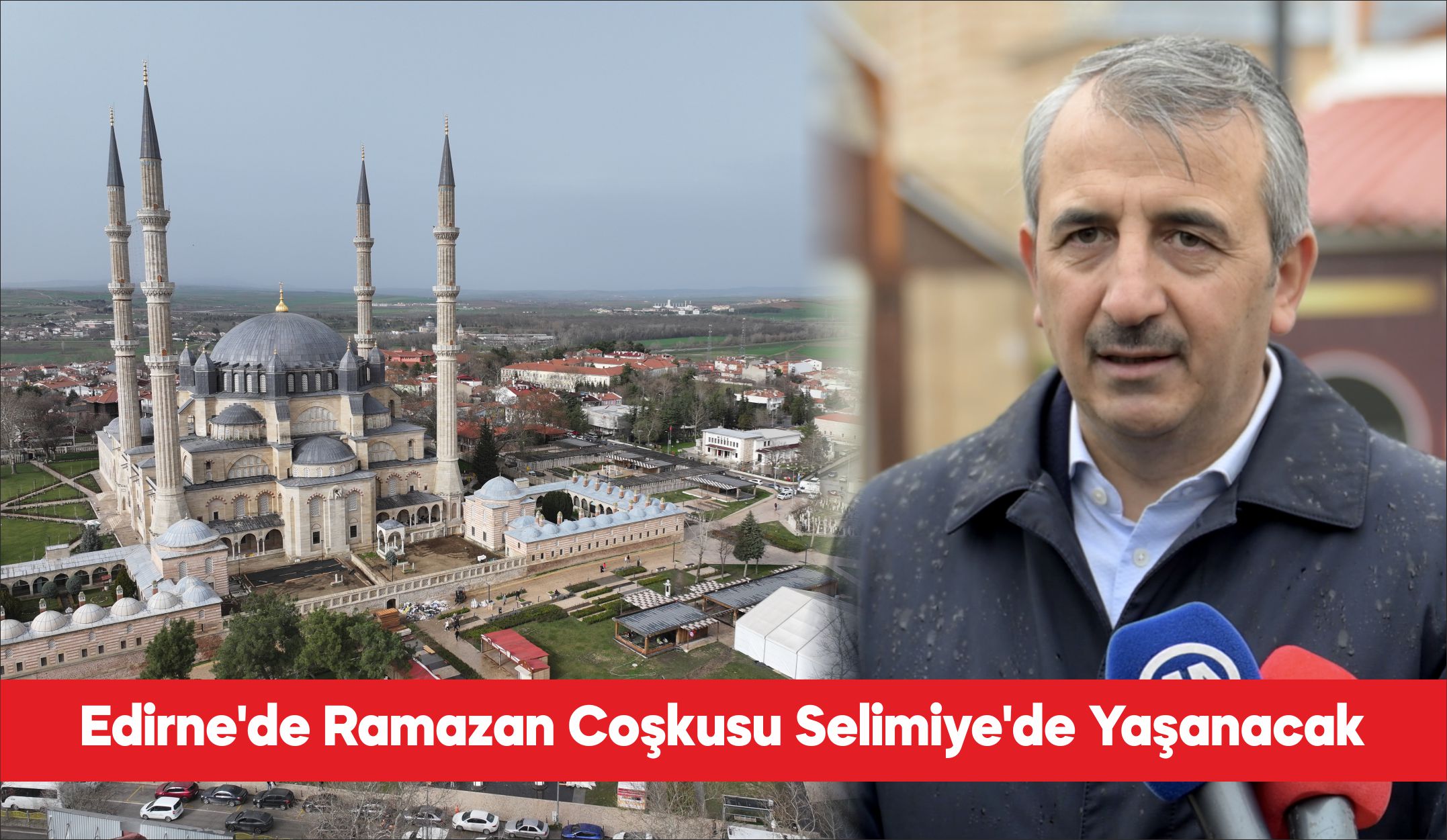 Edirne Valisi Yunus Sezer, ramazanda sahura kadar süren programlarla 24