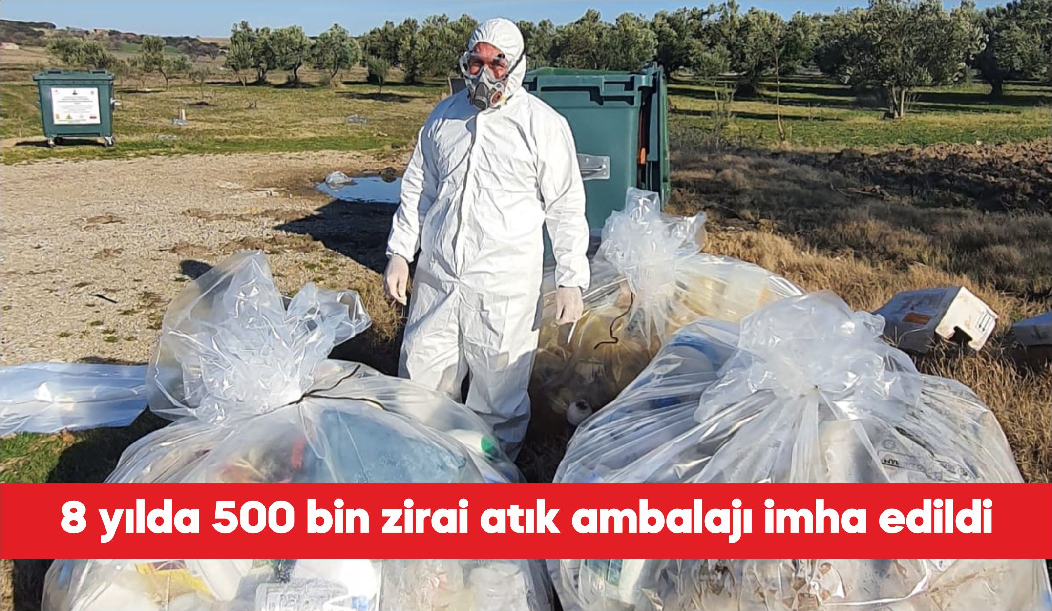 Çanakkale Tarım ve Orman Müdürlüğü tarafından 2018’de başlatılan “Zirai İlaç