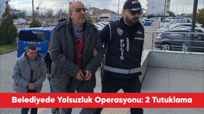 Kırklareli’nde otogar giriş-çıkış ücretlerini zimmetlerine geçirdikleri iddiasıyla gözaltına alınan belediye