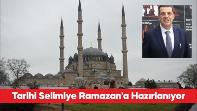 Edirne İl Kültür ve Turizm Müdürü Kemal Soytürk, Selimiye Camisi’nde