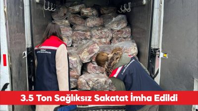 Tekirdağ’ın Ergene ilçesinde sağlık koşullarına uygun olmayan 3 bin 500
