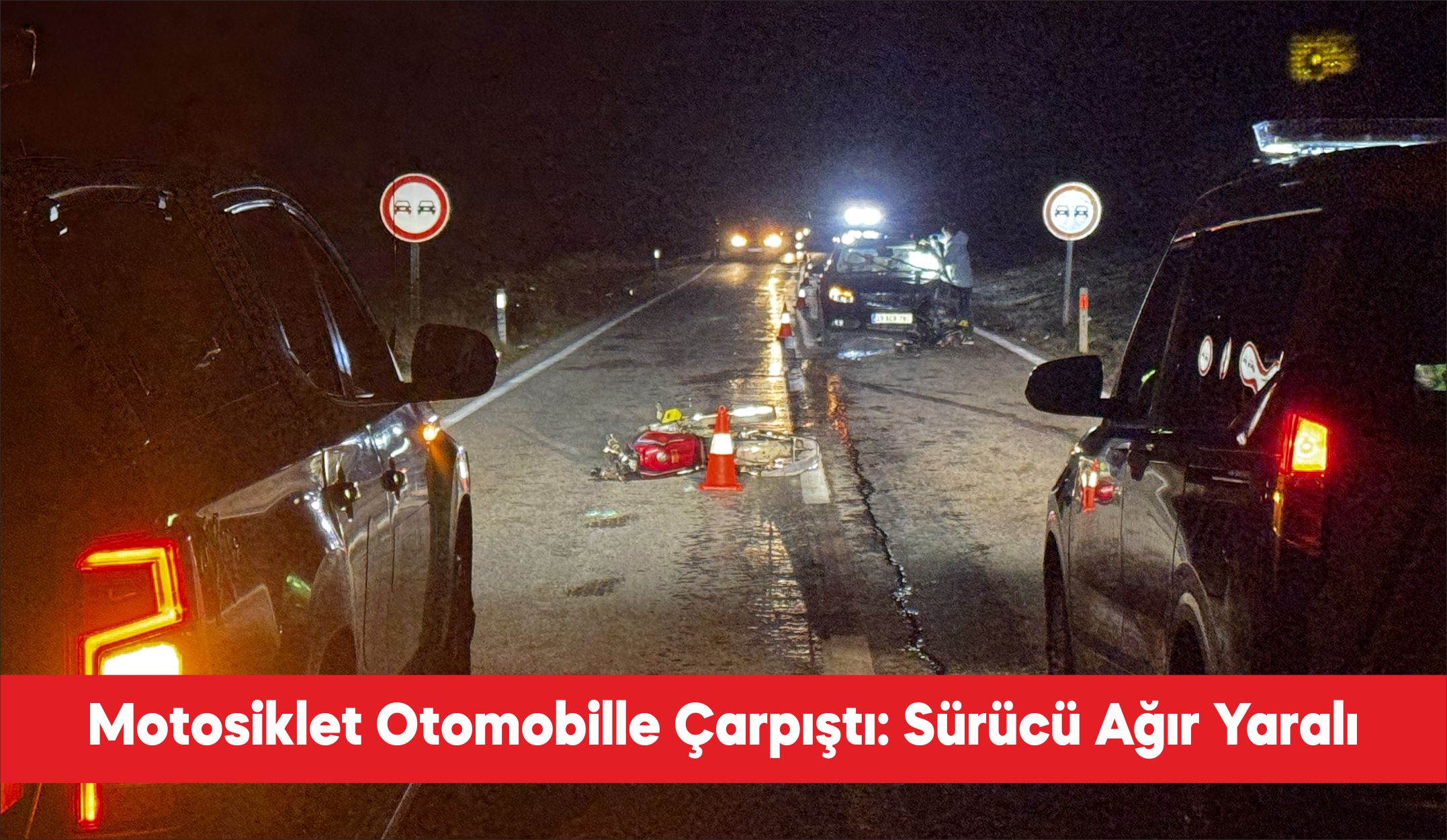 Kırklareli’nde otomobil ile çarpışan motosikletin sürücüsü ağır yaralandı. R.F’nin kullandığı