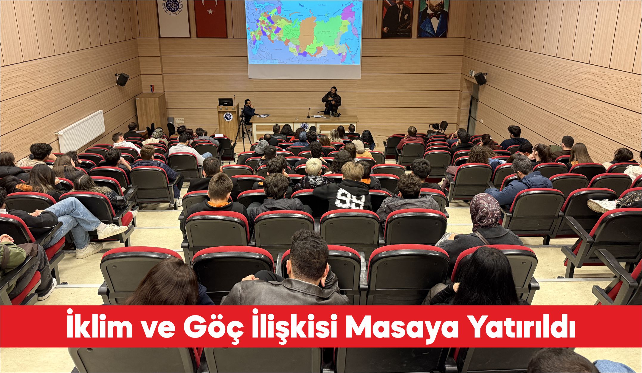 Tekirdağ’da düzenlenen konferansta iklim değişikliğinin göçlere etkisi konuşuldu. Tekirdağ Namık