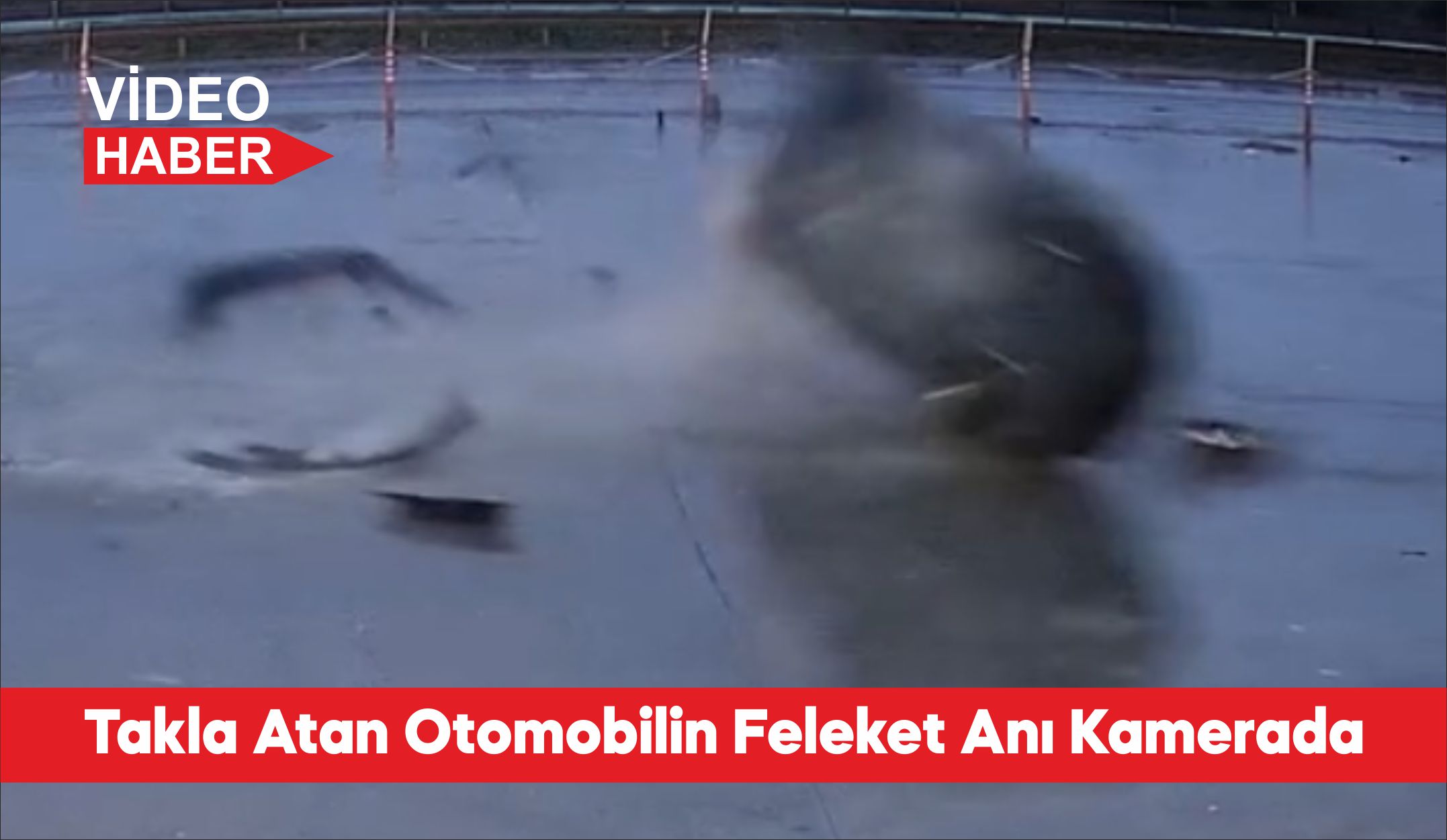 Edirne’de kontrolden çıkan otomobilin takla atması güvenlik kamerasınca kaydedildi. Kapıkule