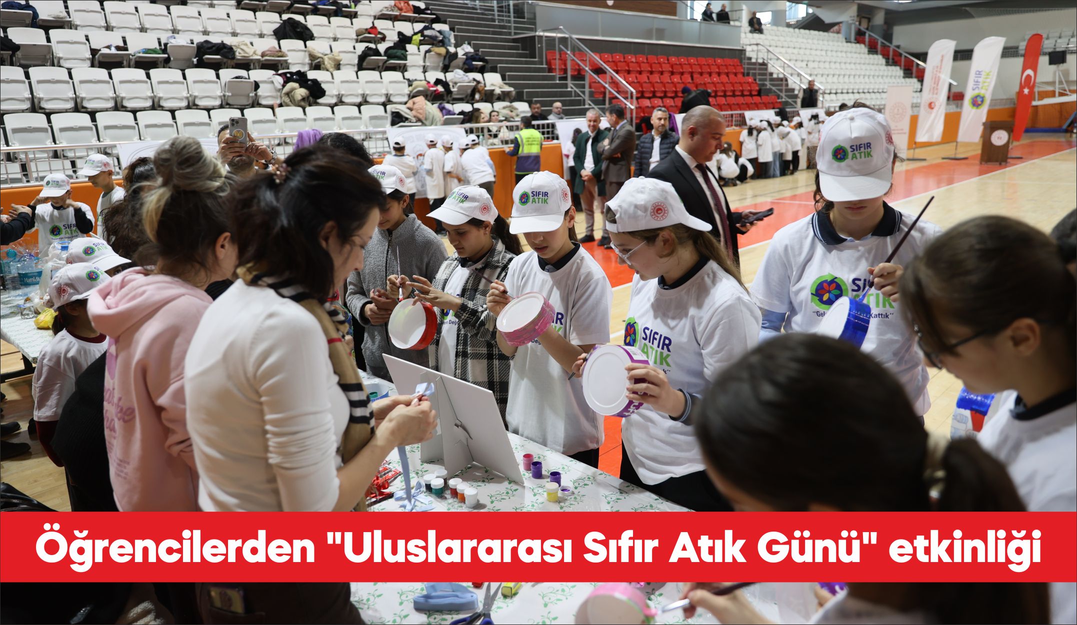 Edirne’de öğrenciler, 30 Mart Uluslararası Sıfır Atık Günü kapsamında düzenlenen