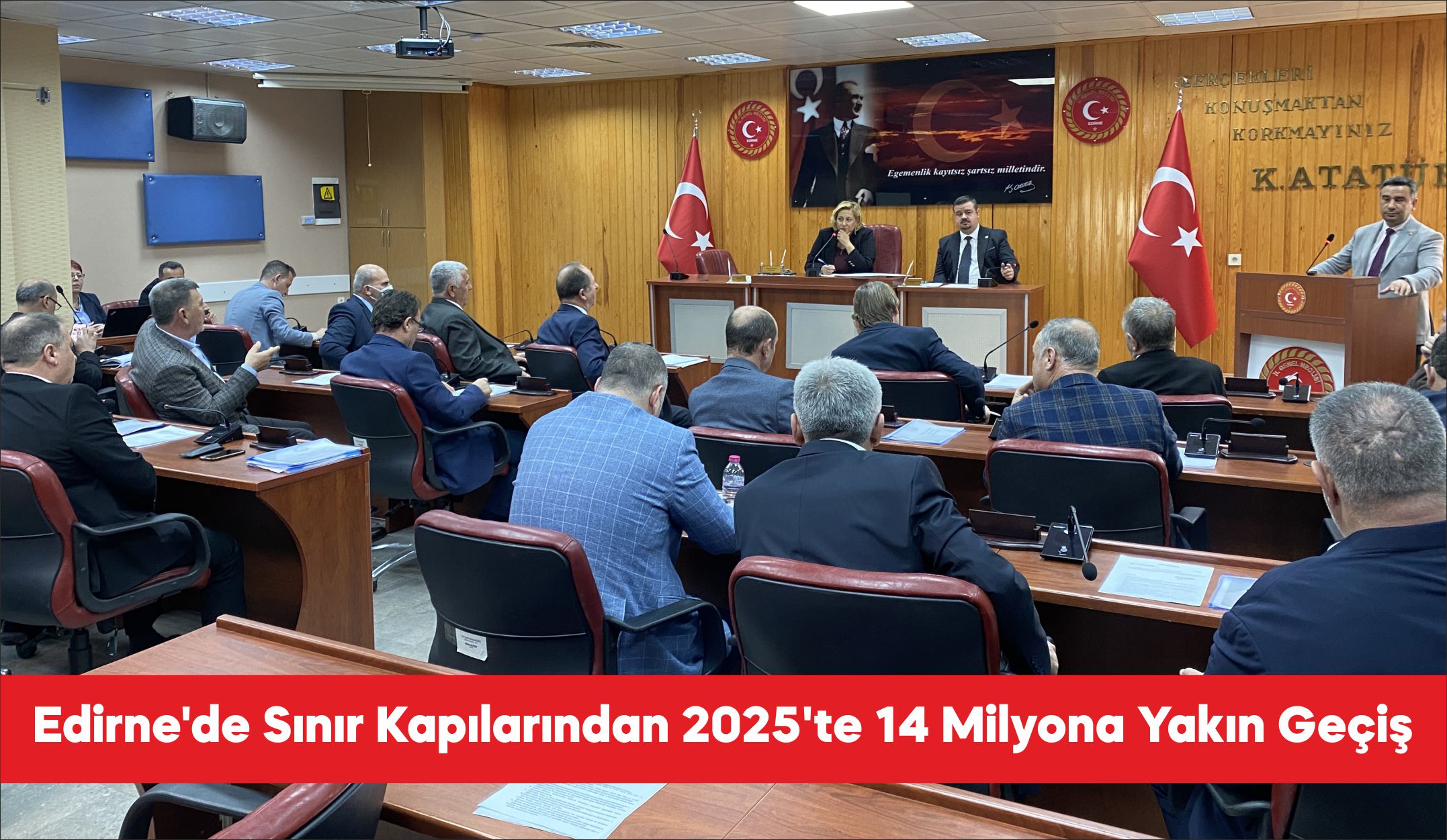 Edirne’deki Kapıkule, Hamzabeyli, İpsala ve Pazarkule sınır kapılarından 2025 yılında
