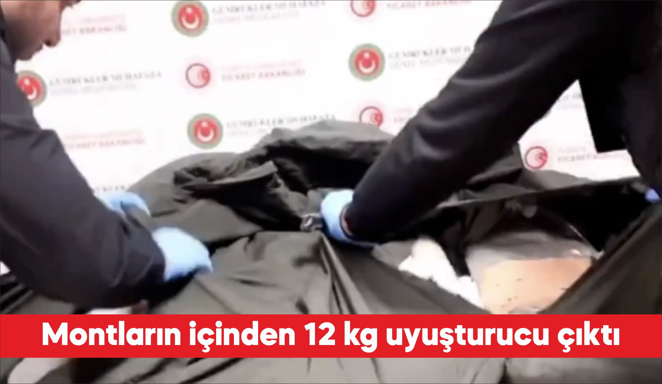 Kapıkule Sınır Kapısı’nda 2 kişinin montunda 12 kilogram uyuşturucu ele