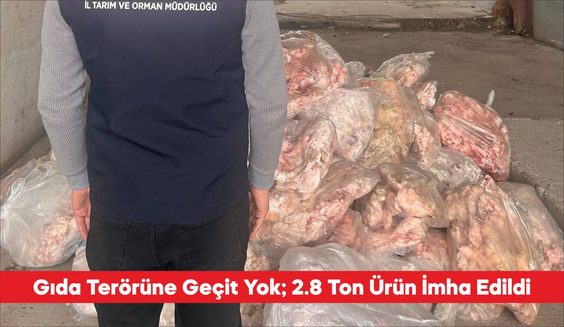 Tekirdağ’ın Ergene ilçesinde menşei belirsiz ve sağlıksız olduğu belirlenen 2