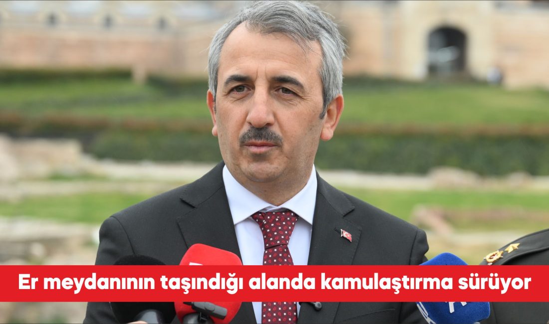 Edirne Valisi Yunus Sezer, Tarihi Kırkpınar Yağlı Güreşleri’nin yapıldığı er