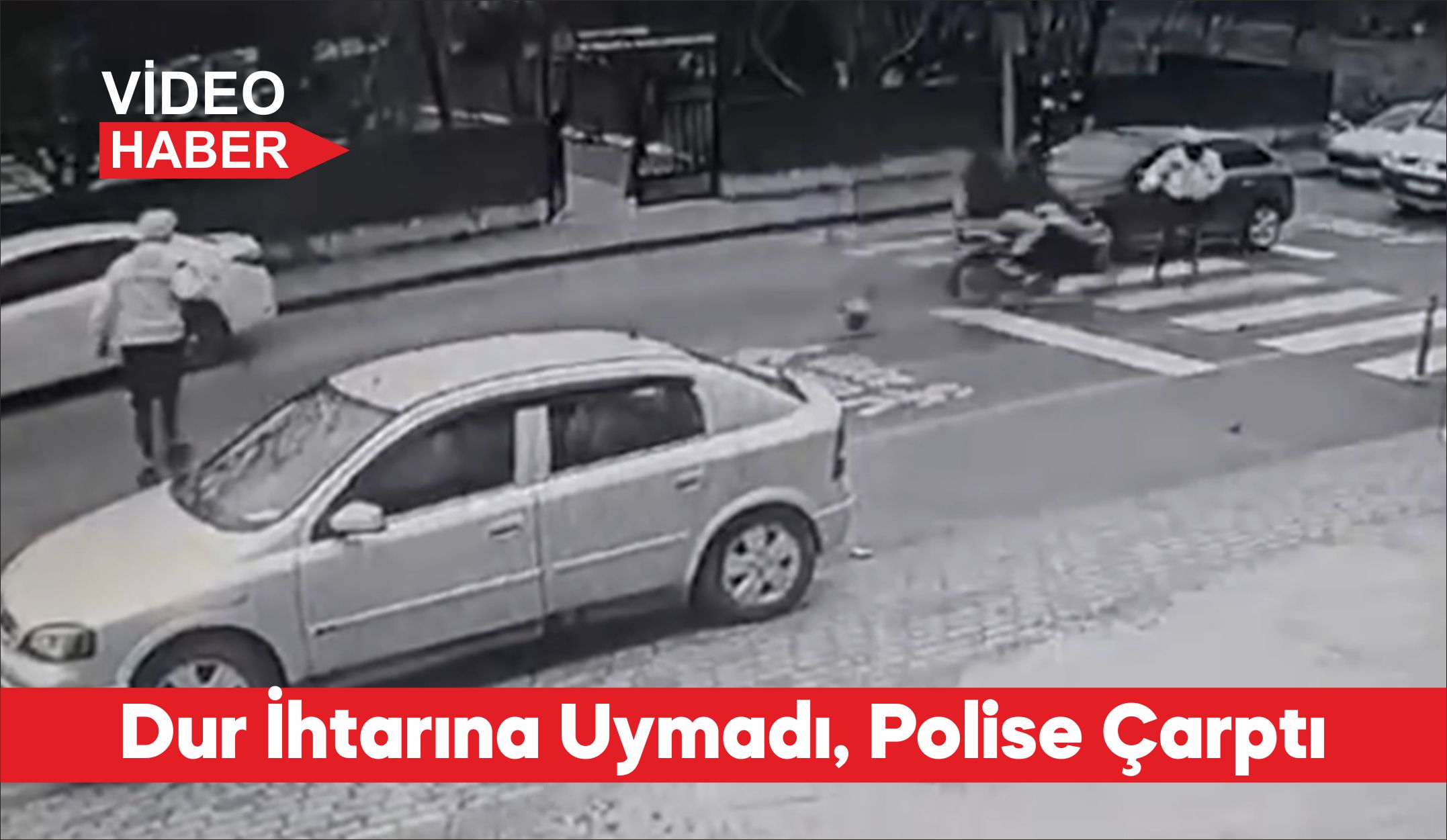 Tekirdağ’ın Çerkezköy ilçesinde, polisin “dur” ihtarına uymayıp kaçarken trafik polisine