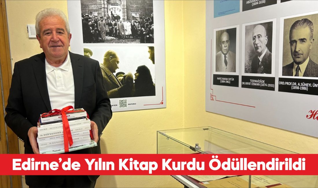 Edirne’de kitap okuma alışkanlığını teşvik etmek amacıyla yürütülen proje kapsamında