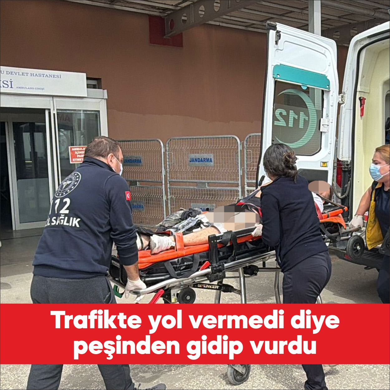 Tekirdağ’ın Çorlu ilçesinde trafikte yaşanan yol verme tartışmasında silahla vurulan
