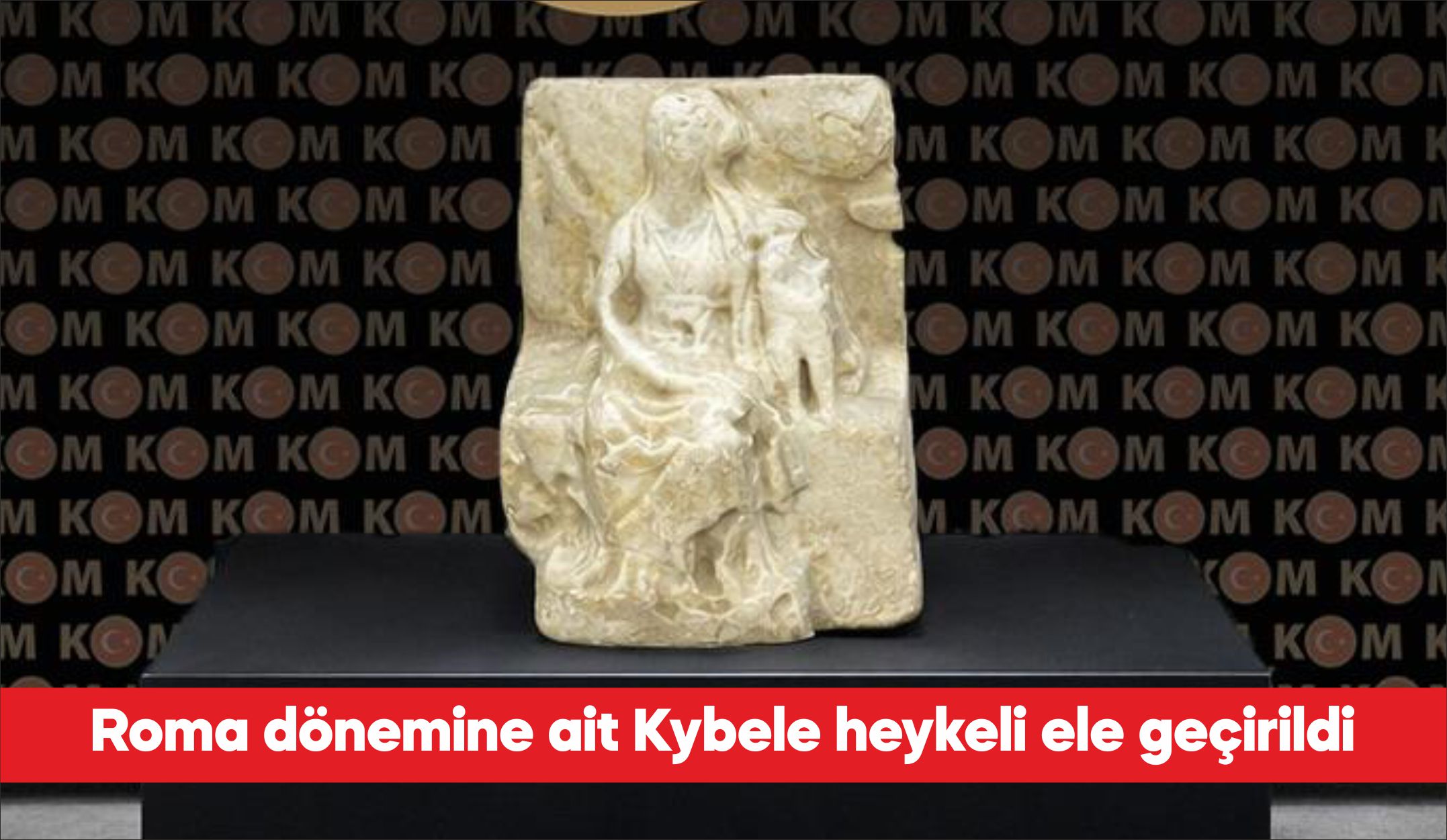 Edirne’de yurt dışına götürülmeye çalışılan Roma dönemine ait Tanrıça Kybele