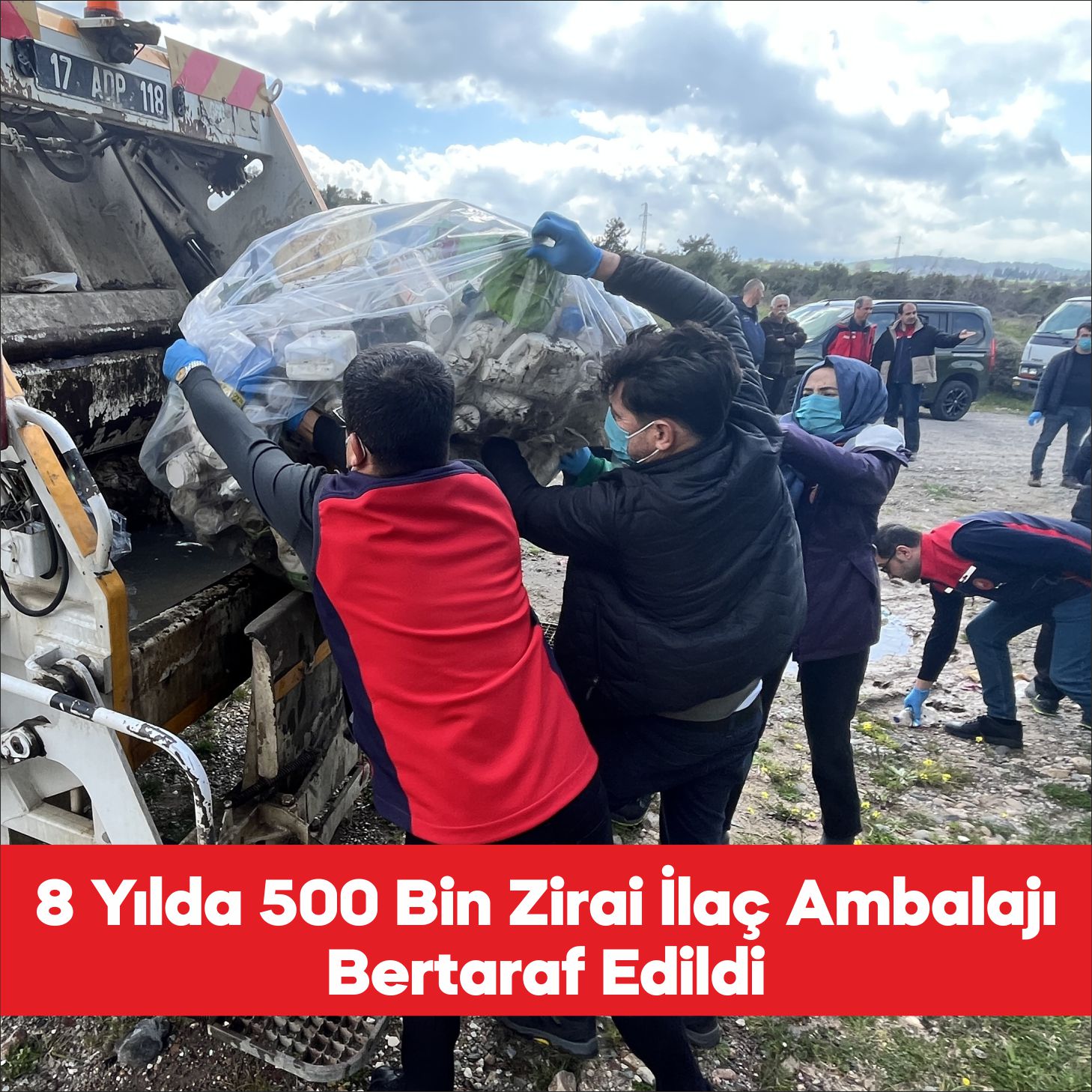 Çanakkale’de 2018 yılında başlatılan “Bitki Koruma Ürünleri Ambalaj Atıklarının Toplanarak