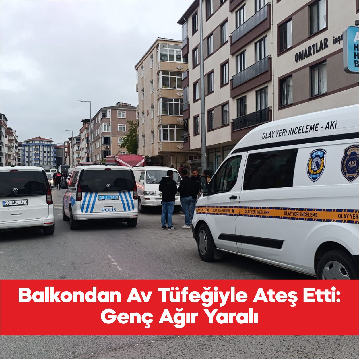 Tekirdağ’ın Çerkezköy ilçesinde çıkan silahlı kavgada bir kişi ağır yaralandı.